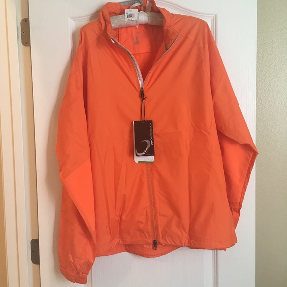 Other - Orange Lightweight Windbreaker Jacket